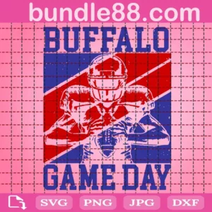 Game Day In Buffalo Quarterback Svg