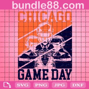 Game Day In Chicago Quarterback Svg