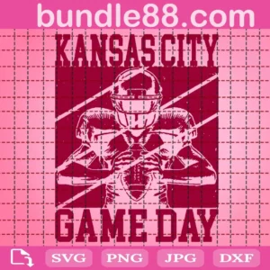 Game Day In Kansas City Quarterback Svg