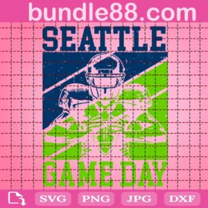 Game Day In Seattle Quarterback Svg