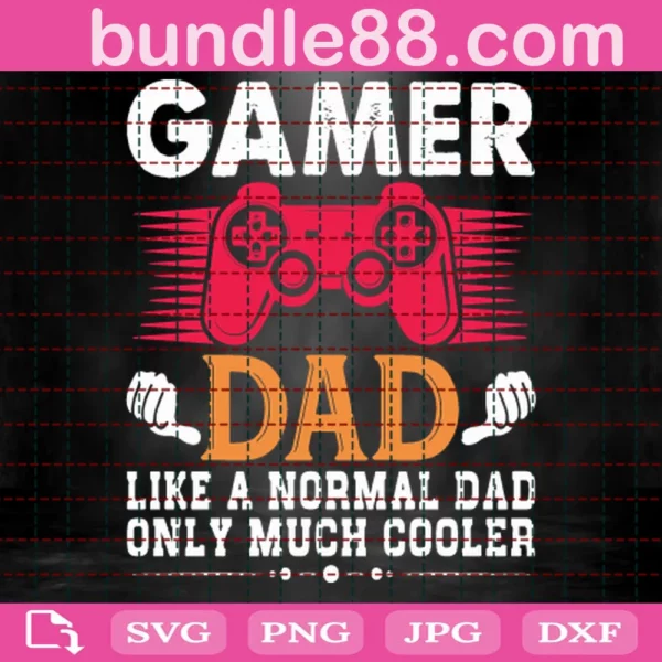 Gamer Dad Svg, Gamer Dad Svg