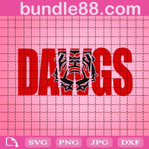 Georgia Bulldogs Dawgs Svg