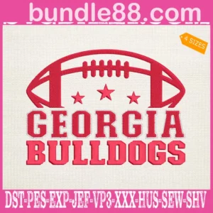 Georgia Bulldogs Embroidery Files