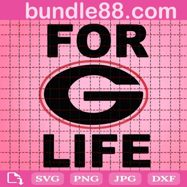 Georgia Bulldogs For Life Svg