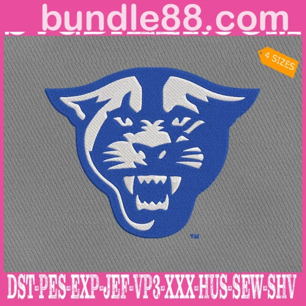 Georgia State Panthers Embroidery Machine