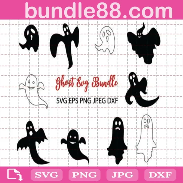 Ghost Bundle Svg Free