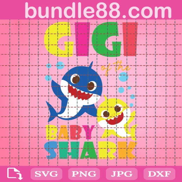 Gigi Of The Baby Shark Svg