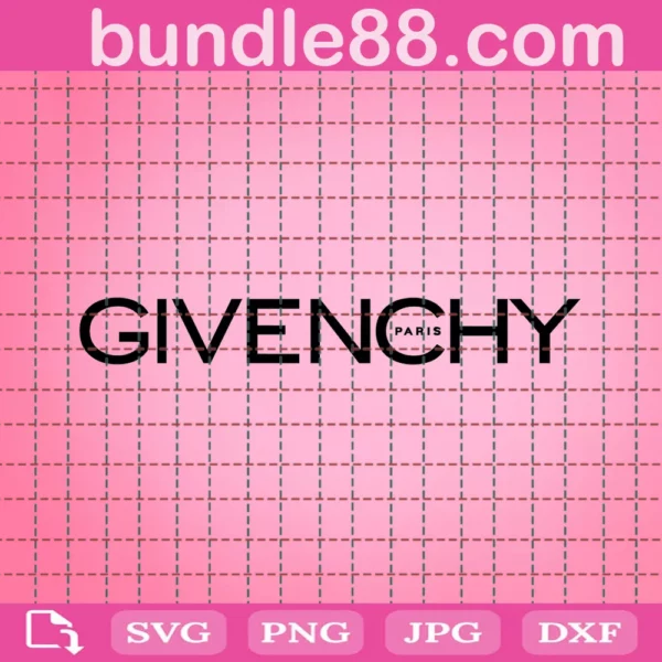 Givenchy SVG, Luxury fashion PNG