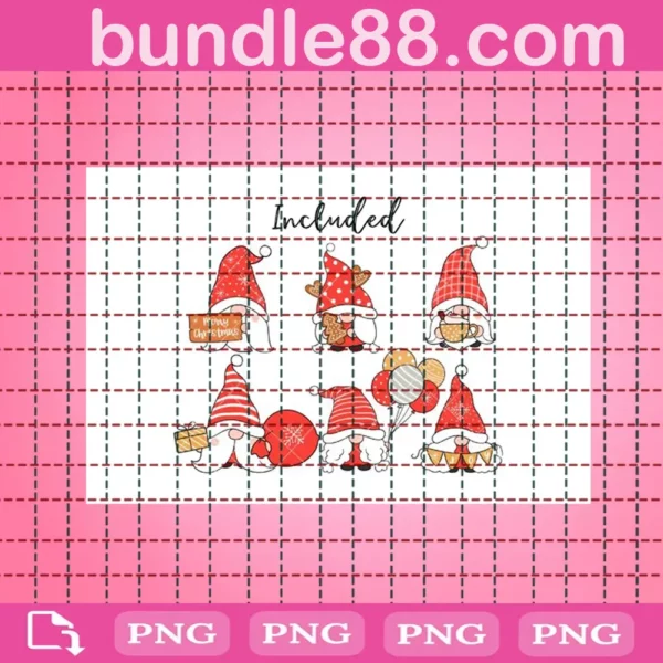 Gnomes Christmas Clipart