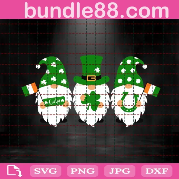 Gnomes Saint Patrick'S Day Svg