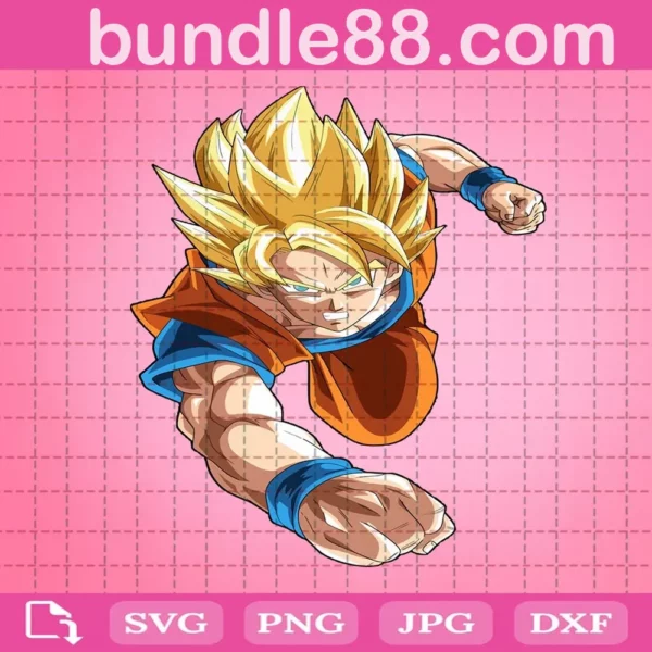 Goku Svg, Dragon Ball Z Svg