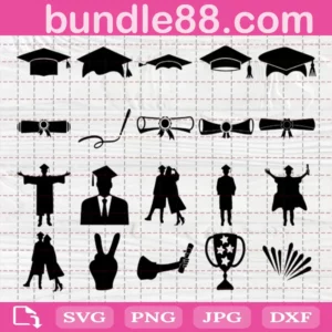 Graduation Cap Bundle Svg Free