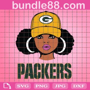 Green-Bay-Packers Cheerleader Football Svg Files