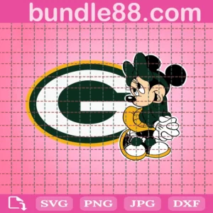 Green Bay Packers Disney Minnie Football Team Clipart Disney