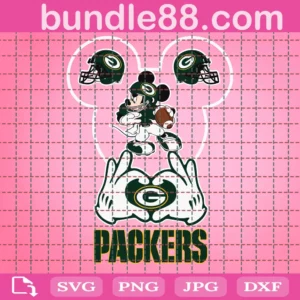 Green Bay Packers Football Mouse Clipart