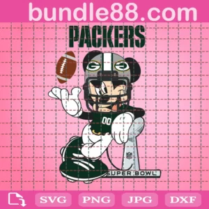 Green Bay Packers Mickey Svg