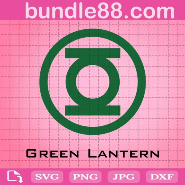 Green Lantern Logo Svg