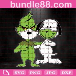 Grinch And Snoopy Svg