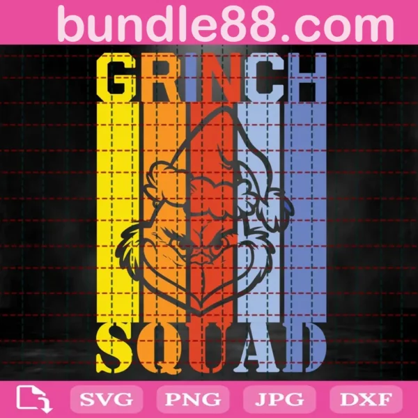 Grinch Squad Svg