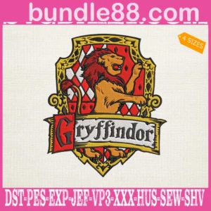 Gryffindor Embroidery Files