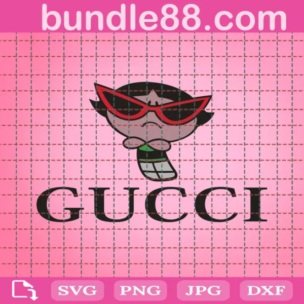 Gucci Cartoon, Fashion Brand Svg