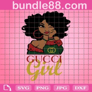 Gucci Girl Svg, Fashion Brand Svg