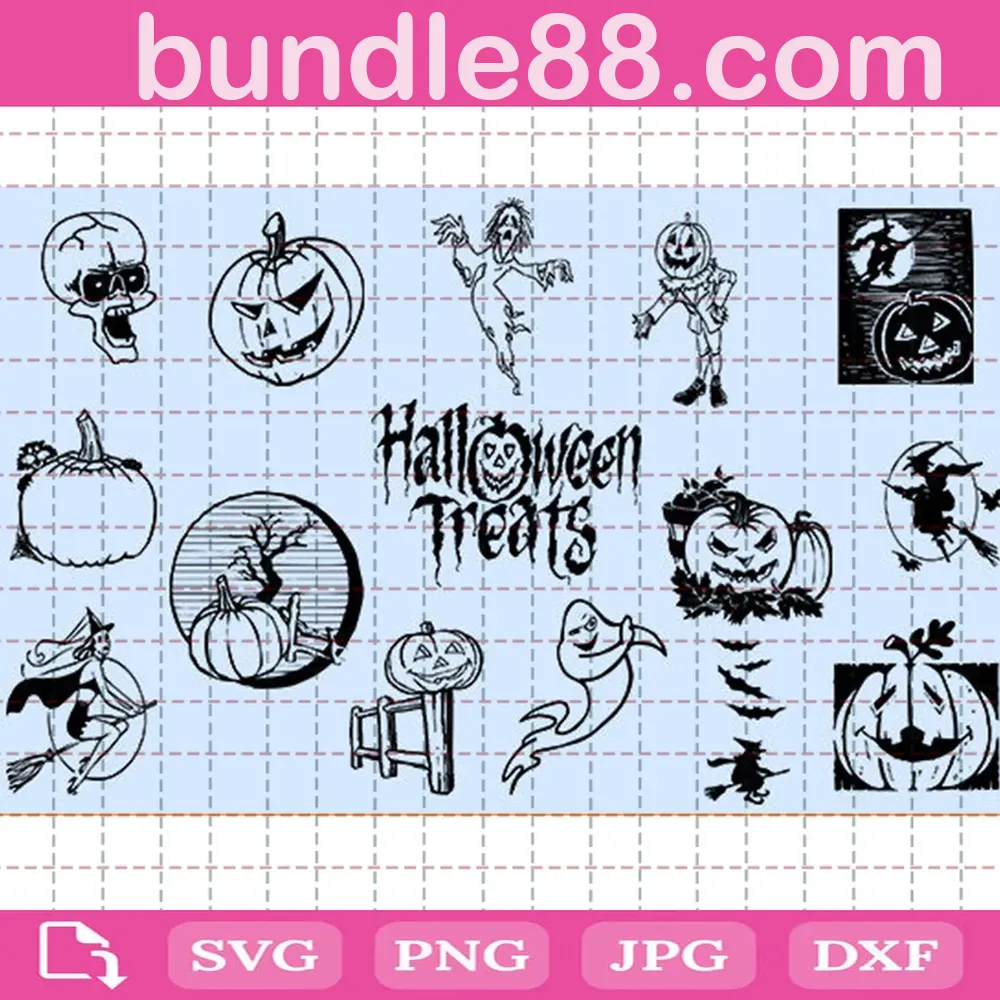 Halloween Bundle Pumpkin Svg Free Svg Png Dxf Eps December