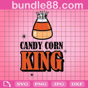 Halloween Candy Corn King Toddler Svg
