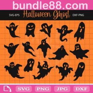 Halloween Ghost Bundle Svg Free