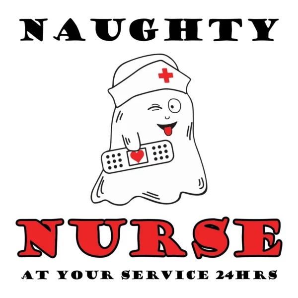 Halloween Naughty Nurse Boo Svg
