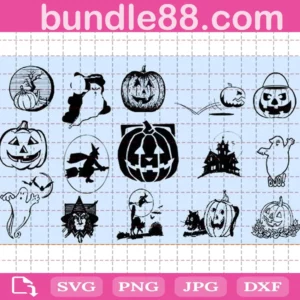Halloween Pumpkin Bundle Svg Free