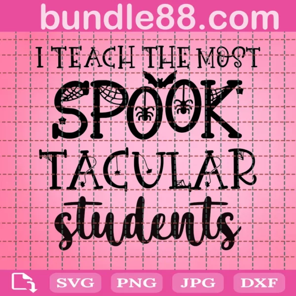 Halloween Teacher Svg