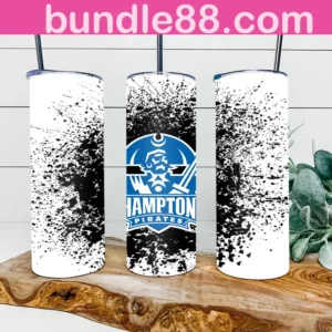 Hampton Pirates 20oz Skinny Tumbler