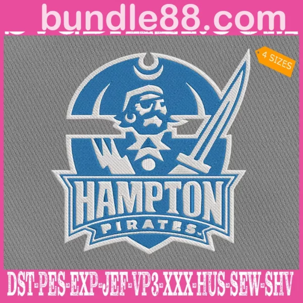 Hampton Pirates Embroidery Machine