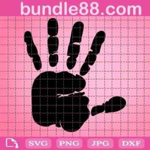 Free Handprint Svg Free Vector Cut File