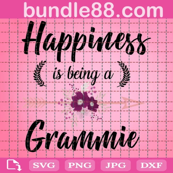 Happiness Is Being A Grammie Svg