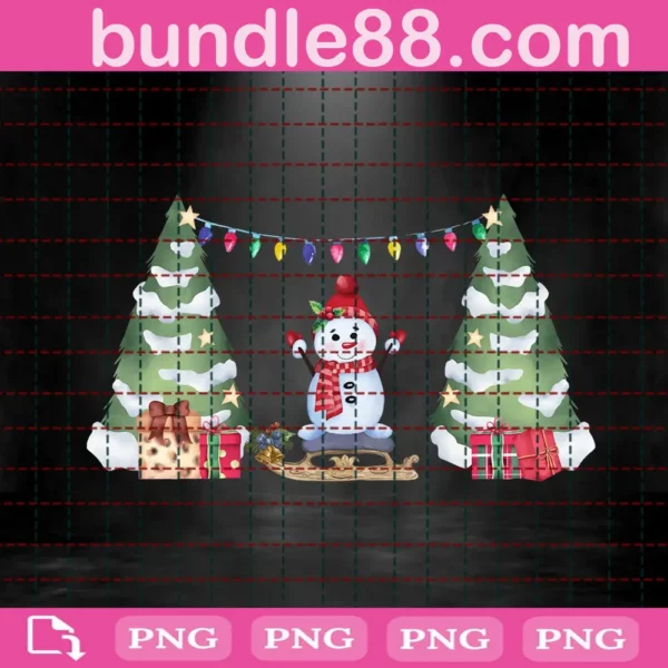 Happy Christmas Snowman Png