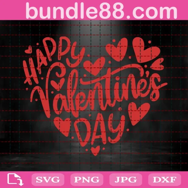 Happy Valentines Day Svg