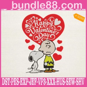 Happy Valentines's Day Embroidery Files