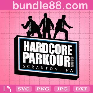 Hardcore Parkour Club Svg