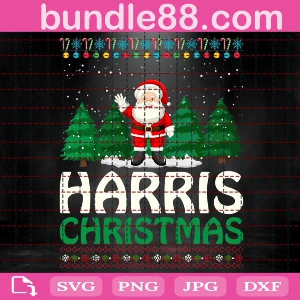 Harris Christmas Svg