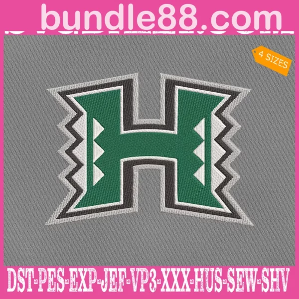 Hawaii Rainbow Warriors Embroidery Machine