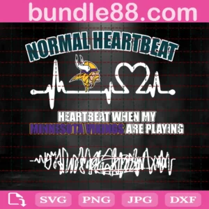 Heartbeat When My Minnesota Vikings Are Playing