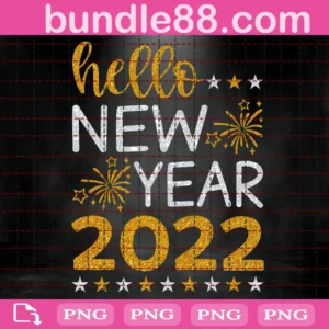 Hello New Year 2022 Png