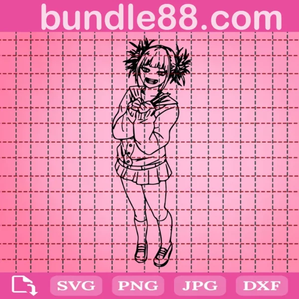 Himiko Toga Svg, Himiko Toga Love Svg