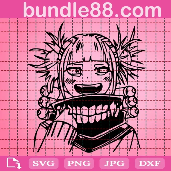 Himiko Toga Svg, Vanguard Action Squad Svg