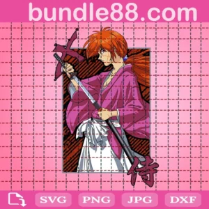 Himura Kenshin Battousai Samurai Svg