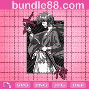 Himura Kenshin Samurai Svg