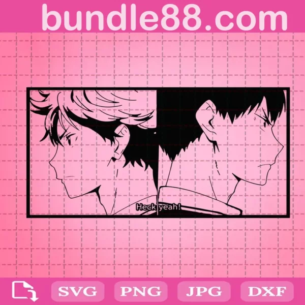 Hinata And Kageyama Svg