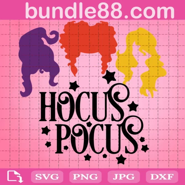 Hocus Pocus Svg, Sanderson Sisters Svg